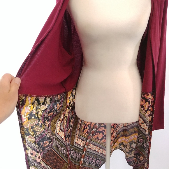 3/$30 Artizan Long Open Front Cardigan NWOT - Picture 3 of 7